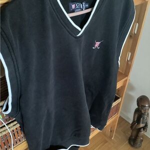 Ralph Lauren Black V-Neck Sweater Vest Vintage